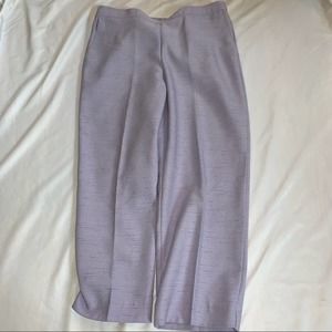 Alfred dunner pull on straight leg pant purple